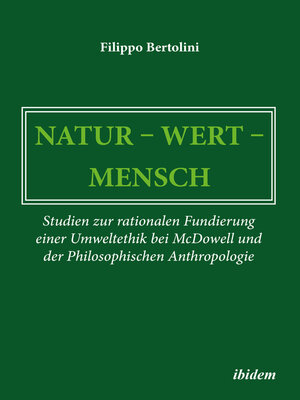 cover image of Natur – Wert – Mensch